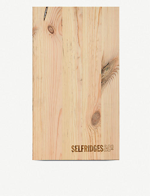 SELFRIDGES SELECTION: Wooden 2 bottle wine box