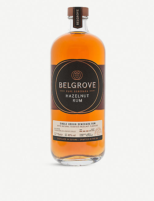 CORUM: Belgrove Hazelnut Single-Origin Demerara Rum 700ml