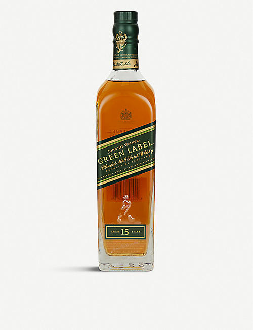 JOHNNIE WALKER: Green Label 15-year-old blended Scotch whisky 700ml