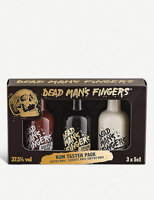 RUM: Dead Man's Fingers rum starter pack 3 x 50ml