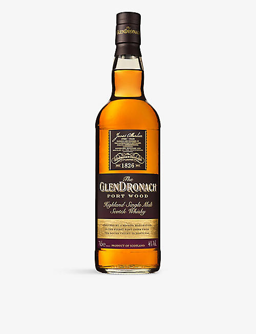 GLENDRONACH: The GlenDronach Port Wood single-malt Scotch whisky 700ml