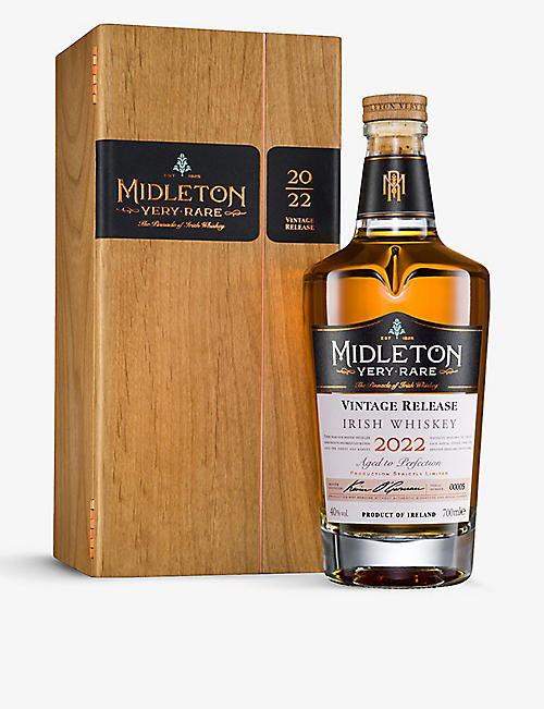 IRISH WHISKY: Midleton Very Rare Vintage Release Irish whiskey 700ml
