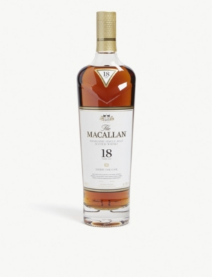 Macallan 18 Year Old Single Malt Sherry Oak Scotch Whisky 2020 700ml 18yo Sherry Oak 2020 Selfridges Com