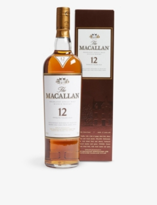 THE MACALLAN: 12-Year-Old Sherry Cask single malt Scotch whisky 700ml