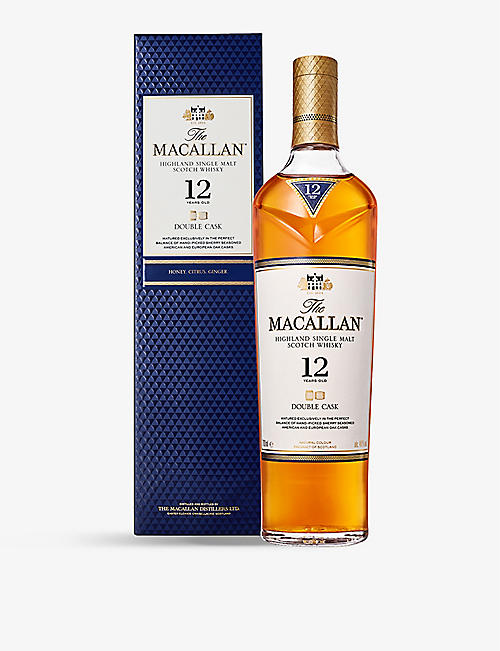 THE MACALLAN: 12-year-old double cask Scotch whisky 700ml