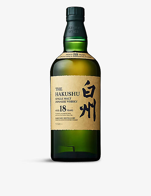 SUNTORY: Hakushu 18-year-old single malt Japanese whisky 700ml
