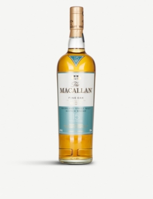 Macallan Macallan Fine Oak 15 Year Old Highland Single Malt Scotch Whisky 700ml Selfridges Com