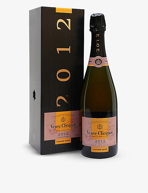 VEUVE CLICQUOT: Rose Brut 2012 rosé champagne giftbox 750ml