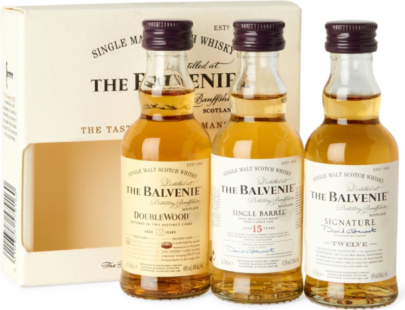 Mixed single malt Scotch whisky set 3 x 50ml   BALVENIE   Bourbon 