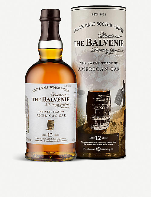 BALVENIE：美国橡木 12 年单一麦芽苏格兰威士忌 700 毫升