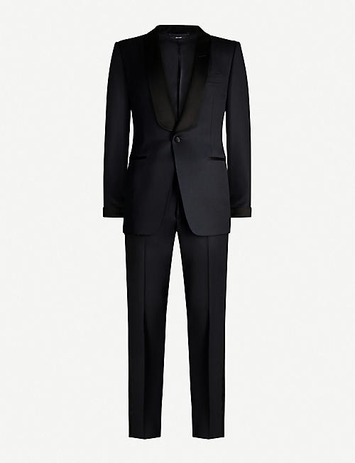 TOM FORD: O'Connor-fit wool and mohair-blend tuxedo