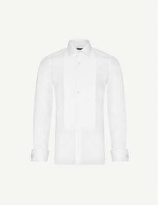 TOM FORD: Slim-fit cotton evening shirt