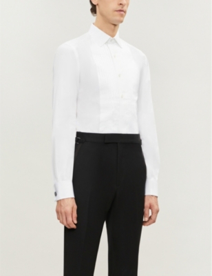 TOM FORD - Slim-fit cotton evening shirt 