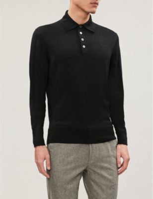 Tom ford hotsell long sleeve polo