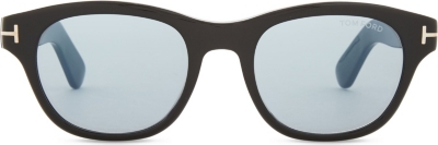 Shop Tom Ford O'keefe Tf530 Square-frame Sunglasses In Black