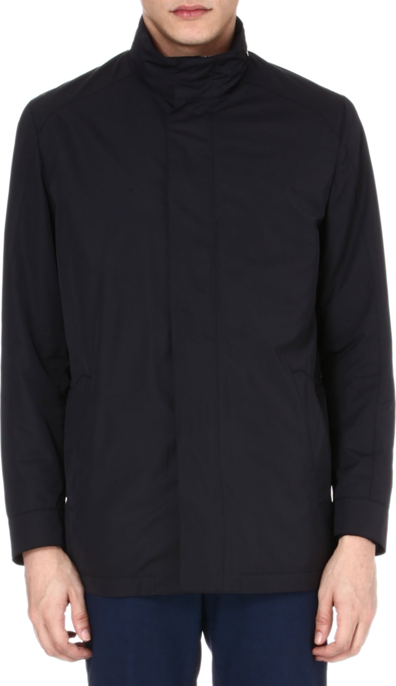 CORNELIANI   Funnel neck jacket