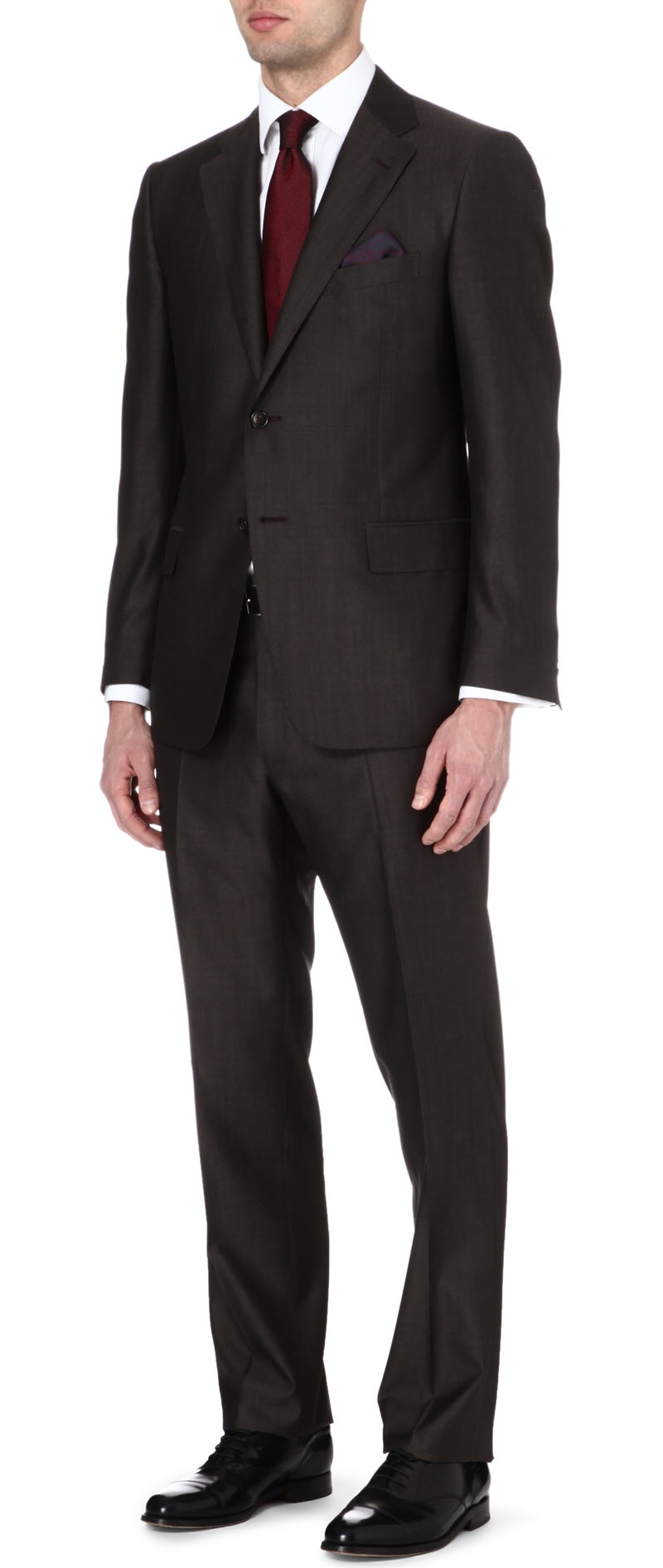 CORNELIANI   Wool and silk blend suit