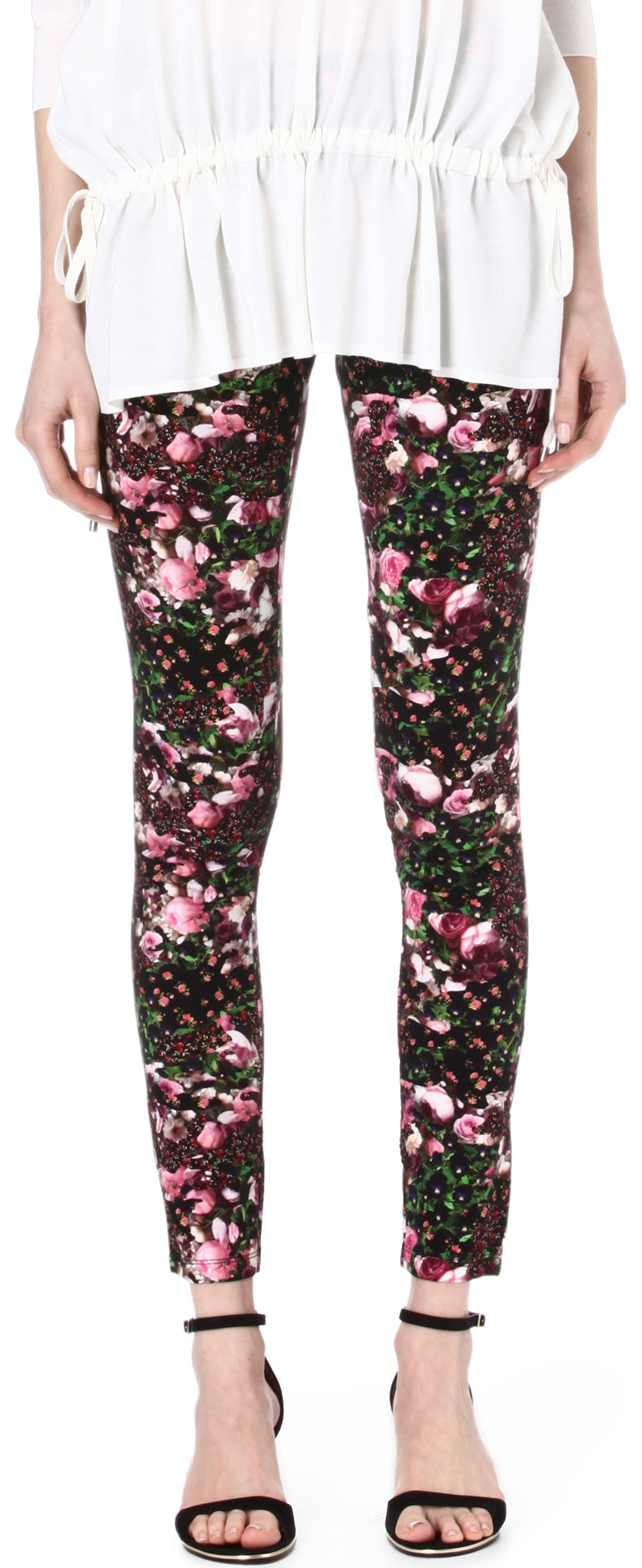 GIVENCHY   Floral leggings