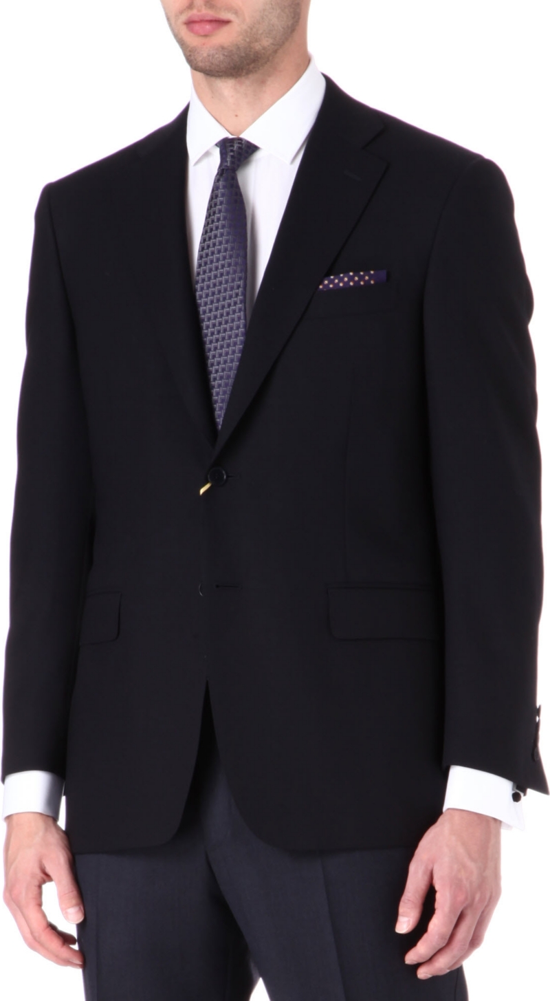 CANALI   Wool single breasted blazer