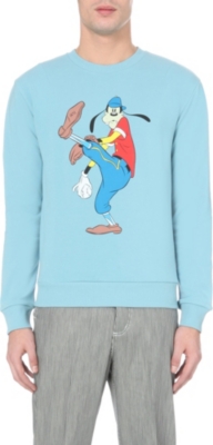 LOEWE   Goofy print cotton jersey sweatshirt