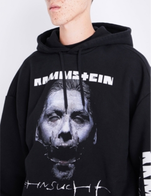 Vetements Rammstein Cotton-blend Hoody In Black
