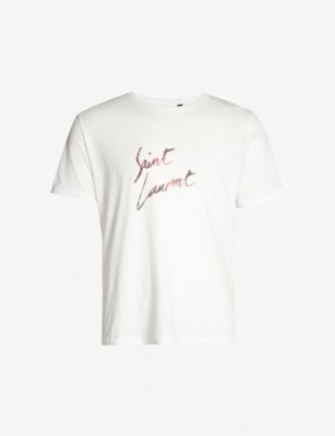 saint laurent signature t shirt replica