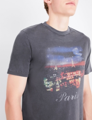 BALENCIAGA Paris At Night cotton-jersey T-shirt