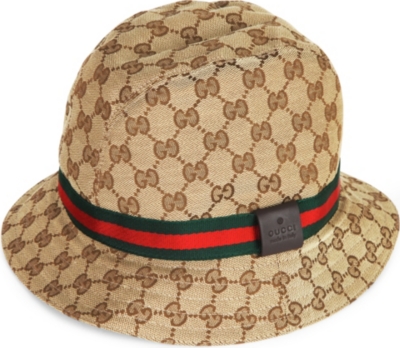 GUCCI - GG monogram bucket hat | Selfridges.com