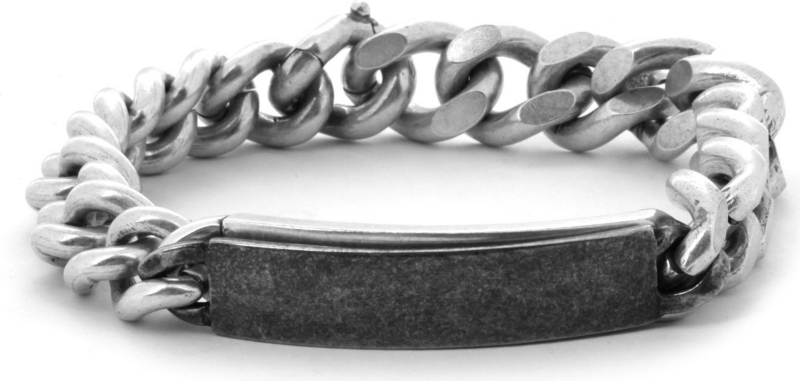 MAISON MARTIN MARGIELA   Blank chain link bracelet