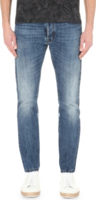 VALENTINO   Slim fit tapered denim jeans