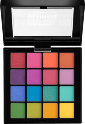 NYX PROFESSIONAL MAKEUP - Ultimate Eyeshadow Palette Brights 13.2g ...