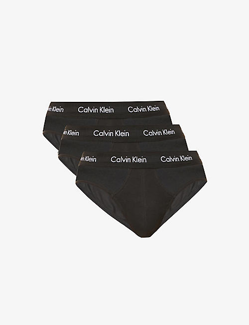 CALVIN KLEIN：经典弹力棉三角内裤三条装