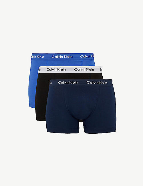 CALVIN KLEIN：Modern Essentials 经典版型弹力棉短裤，一包三条装