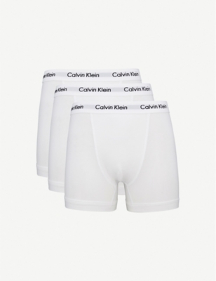 CALVIN KLEIN - Pack of three Cotton Stretch classic-fit stretch-cotton ...