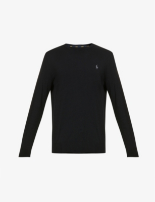 Black long sleeve ralph lauren polo shirt hotsell