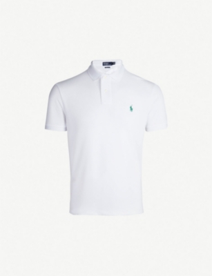 custom slim fit interlock polo