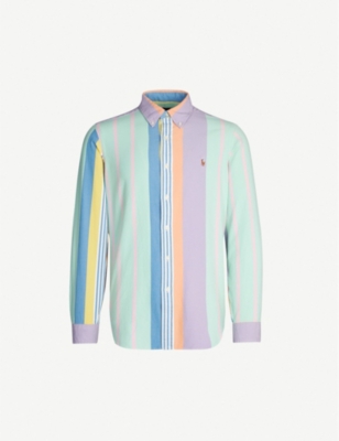 ralph lauren pastel striped shirt