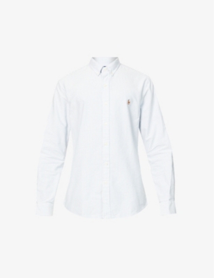 ralph lauren oxford stripe shirt