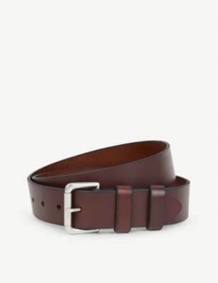 POLO RALPH LAUREN: Saddle leather dress belt