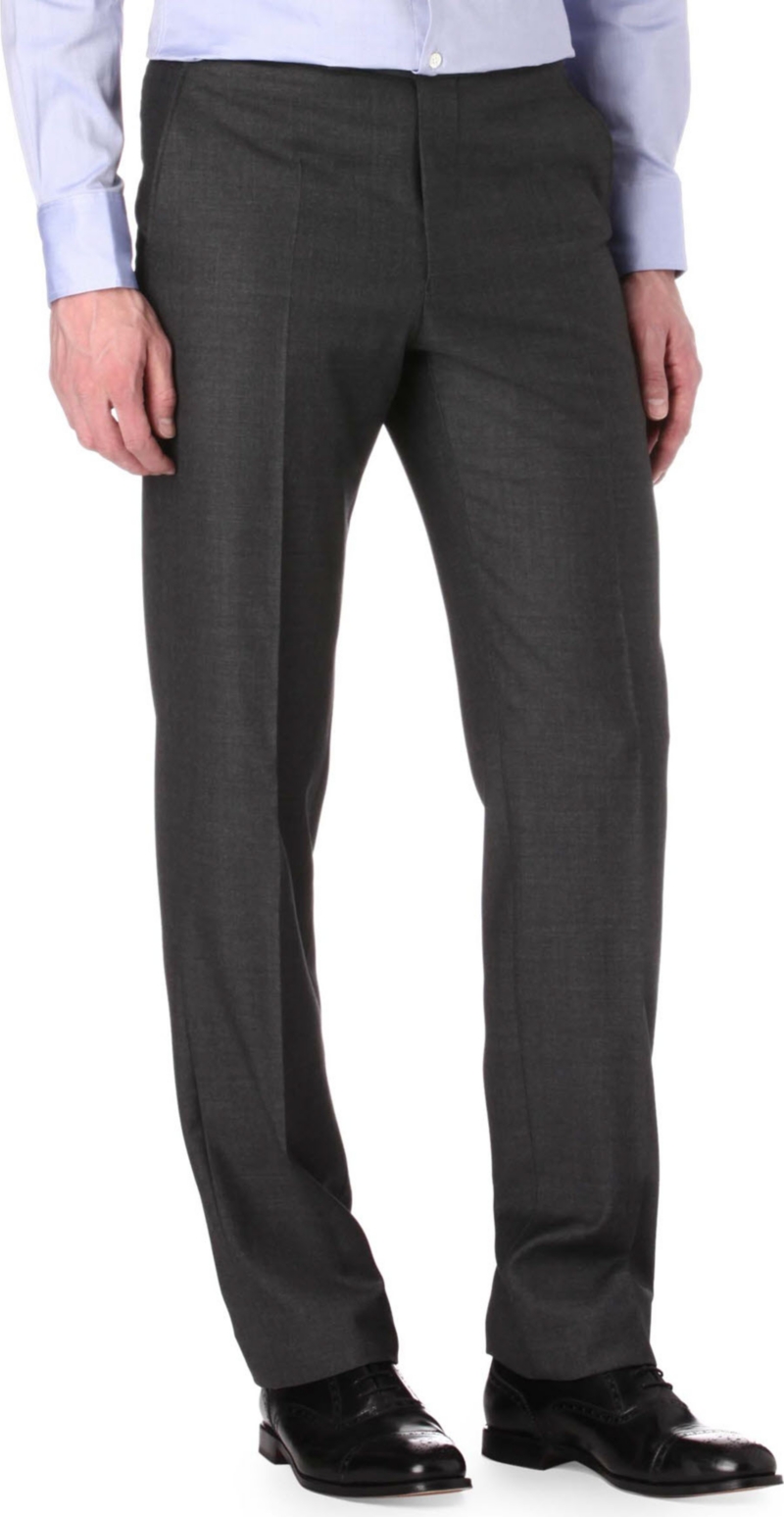 RICHARD JAMES   Sharkskin wool trousers