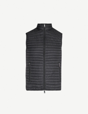 armani gilet black