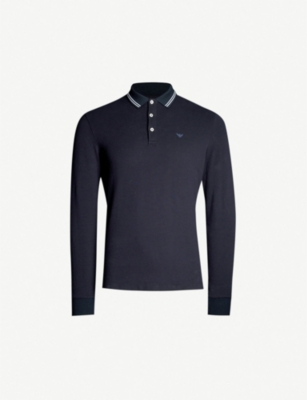 armani long sleeve polo shirt sale