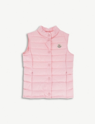 moncler gilet pink