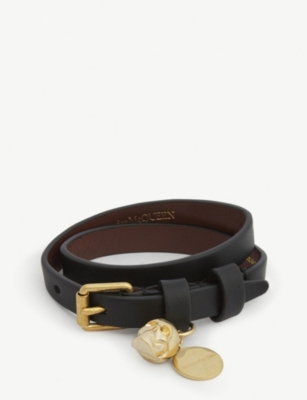 alexander mcqueen leather bracelets