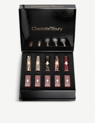 CHARLOTTE TILBURY Hot Lips Wardrobe lipsticks set of five