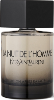 YVES SAINT LAURENT   La Nuit de L'Homme aftershave 100ml