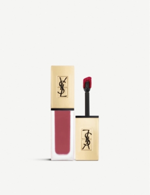 YVES SAINT LAURENT: Endanger Me Red Tatouage Couture Matte Stain liquid lipstick