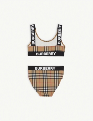 burberry pattern bikini