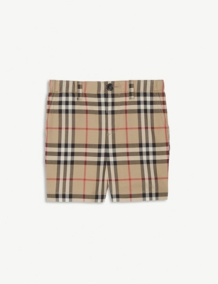 burberry print shorts