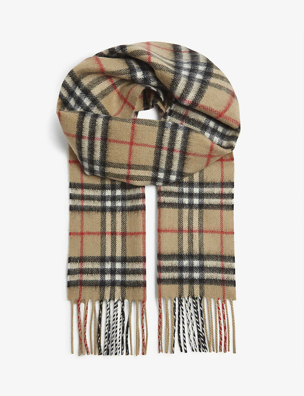 Selfridges & Co Boys Accessories Scarves Kids checked cashmere scarf 